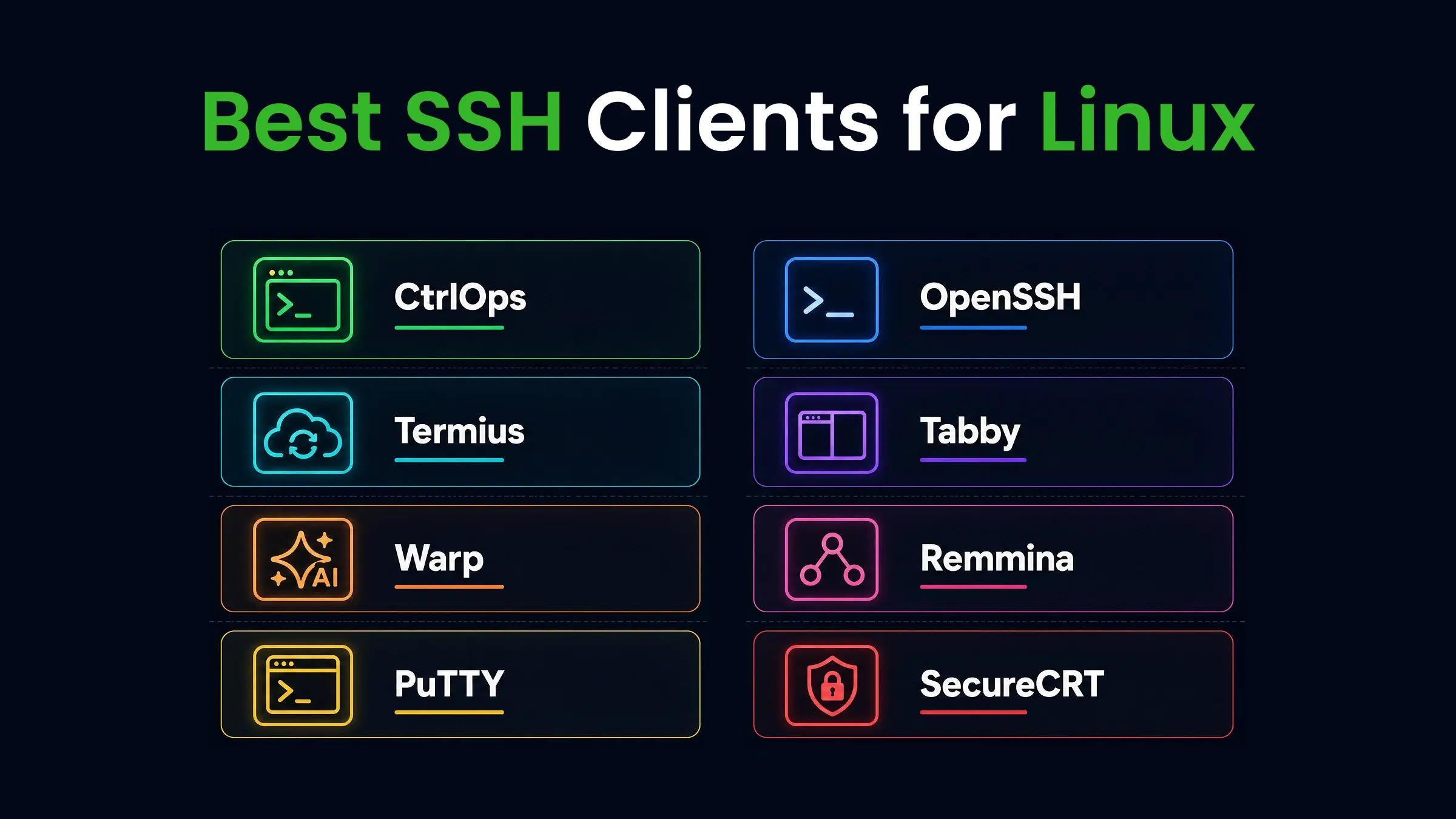 8 Best SSH Clients for Linux in 2026 (Free & Paid)